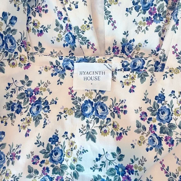 Hyacinth House size small puff sleeve midi dress - Picture 3 of 3